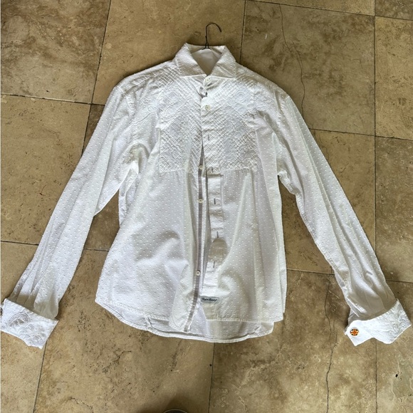 English Laundry by Christopher Wicks XL 100% cotton dress shirt dry cleaned - Picture 2 of 16